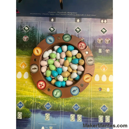 Wingspan Egg And Food Token Organizer With A Magnetic Lid - Base Game Expansions