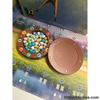 Wingspan Egg And Food Token Organizer With A Magnetic Lid - Base Game Expansions